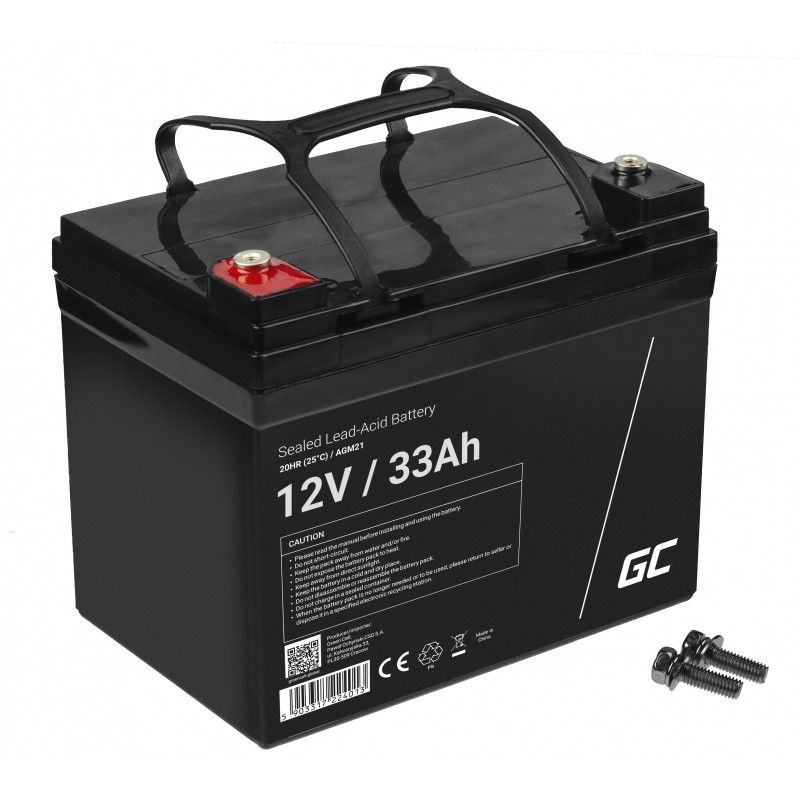 Green Cell Green Cell Ersatzbatterie AGM21 12V/33Ah