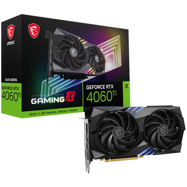 MSI RTX 4060 Ti 16GB MSI Gaming X GDDR6