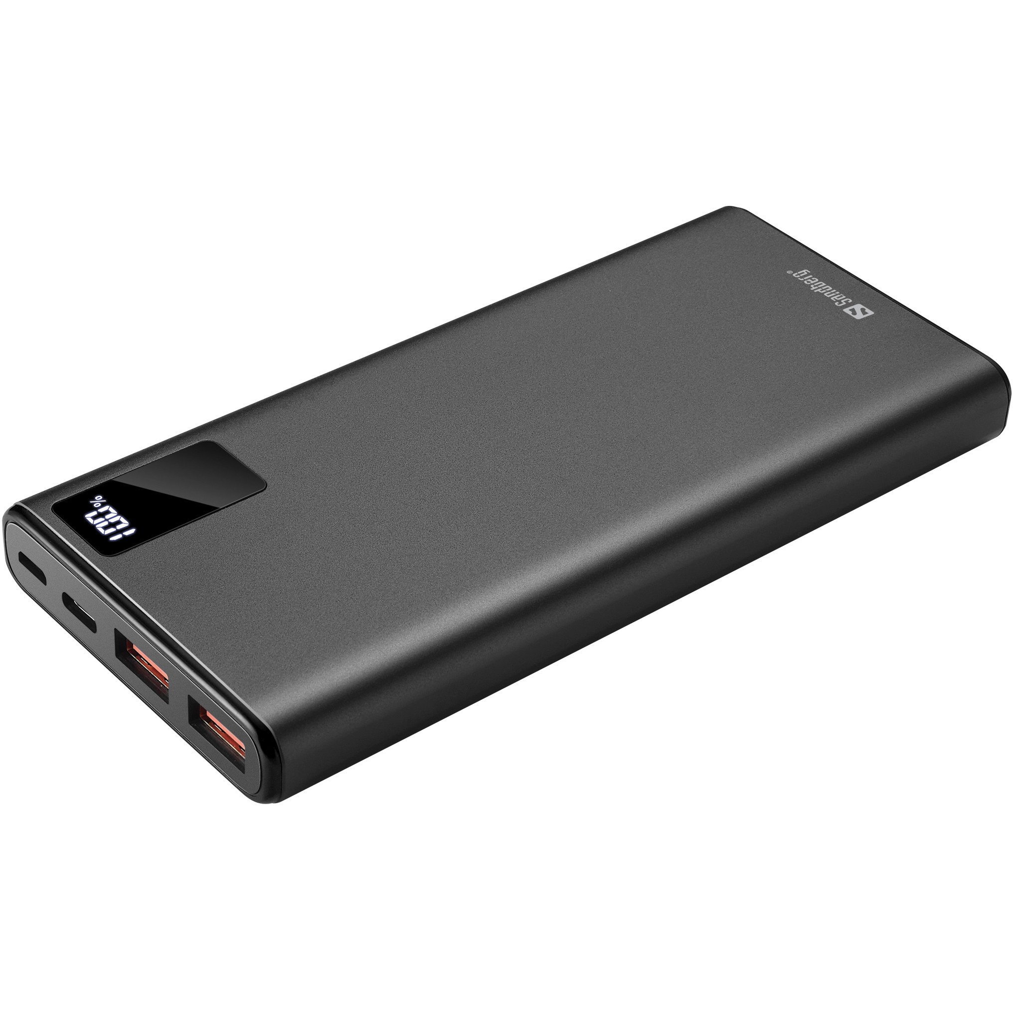 SANDBERG Sandberg 420-58 Powerbank 10000mAh 20W QC3.0 USB-C Display Schwarz