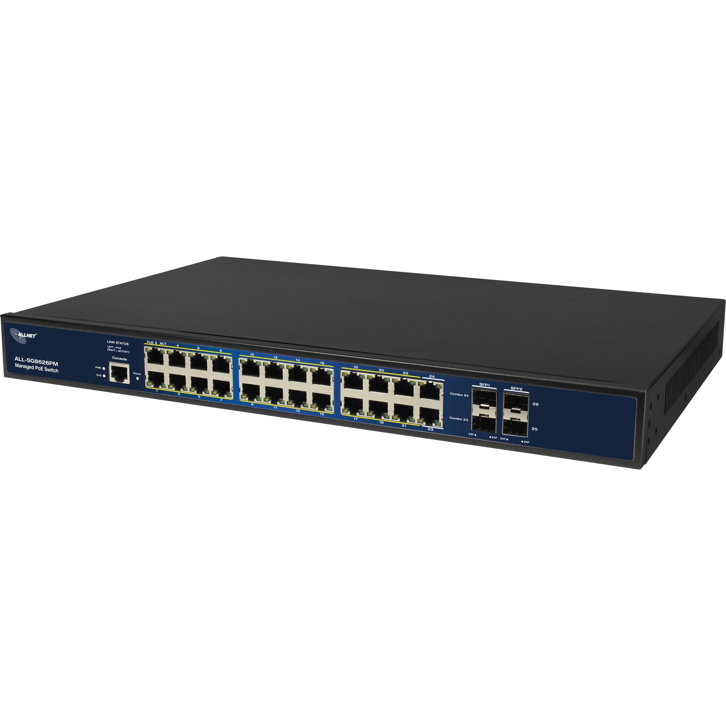 ALLNET 24+4P Allnet ALL-SG8626PM POE+ M