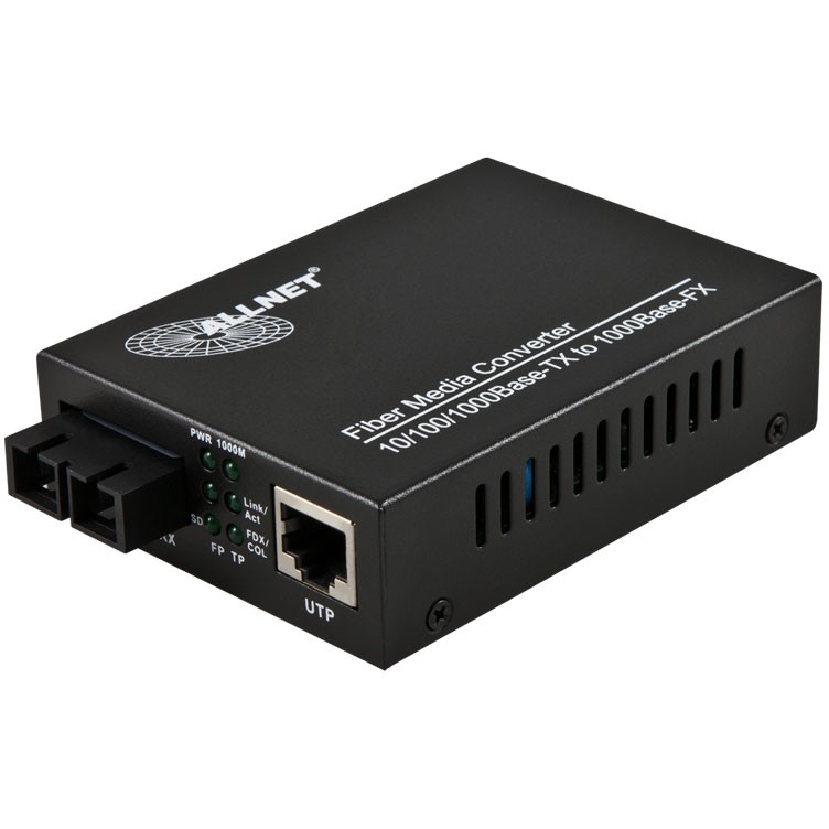 ALLNET NET Z ALLNET Medienkonverter 10/100/1000BASE-T auf 1000BASE-SX Gigabit Multimode SC Anschluss ALL-MC103G-SC-MM