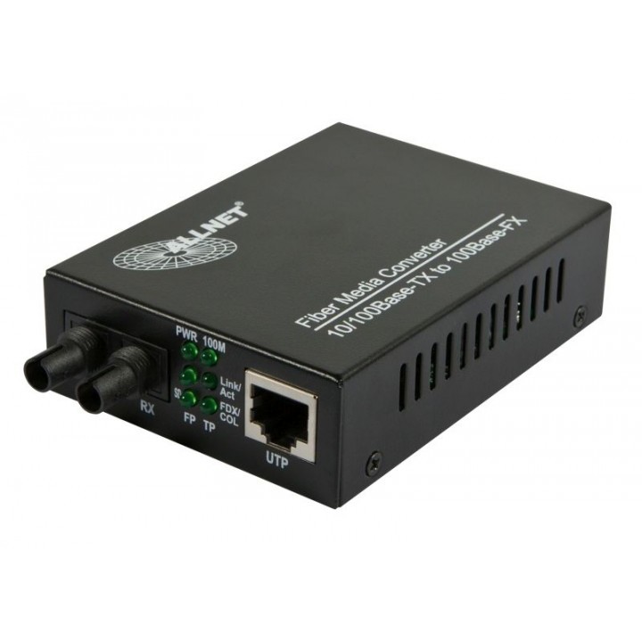 ALLNET NET Z ALLNET Medienkonverter 10/100BASE-TX auf 100BASE-FX Multimode ST Anschluss ALL-MC107-ST-MM