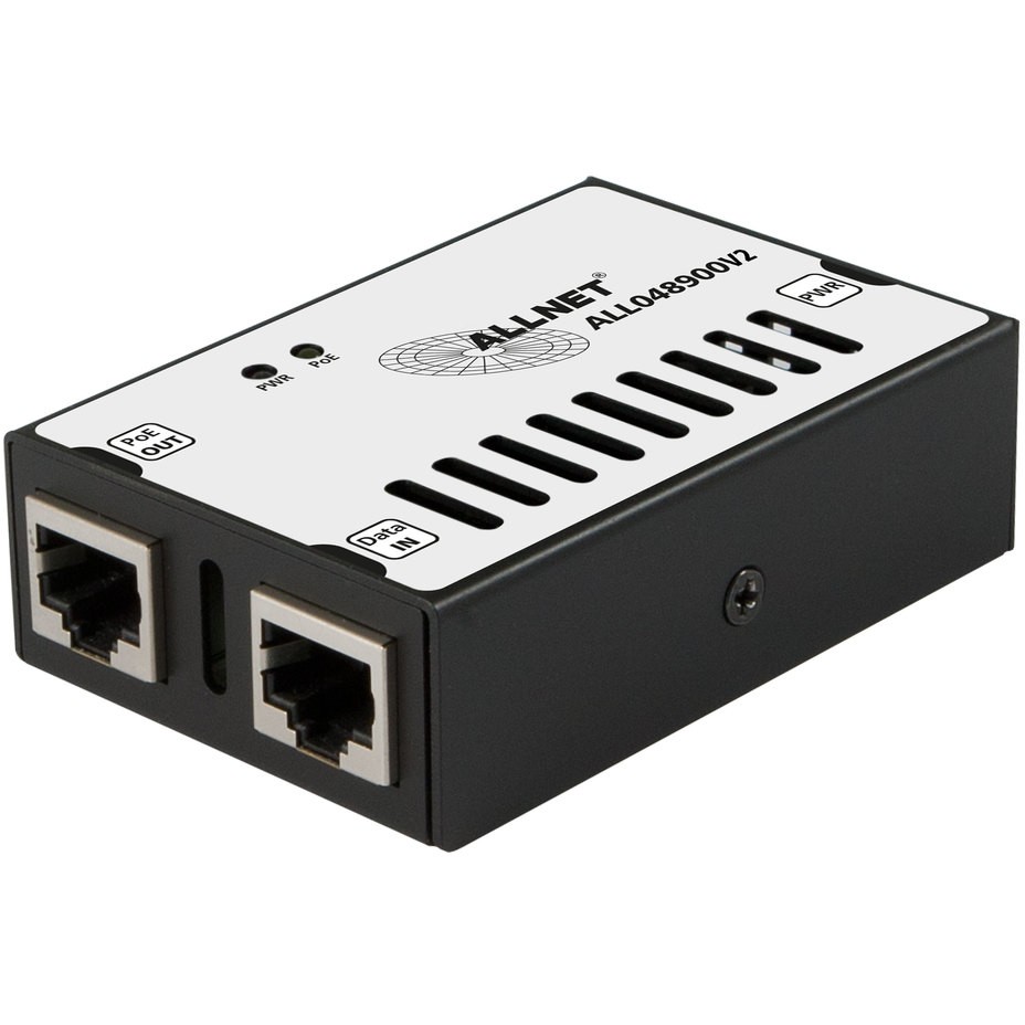 ALLNET NET Z ALLNET PoE Injektor Gigabit / PoE & PoE+ & PoE & LT PoE (15,4W/30W/60W/90W) / Metallgehäuse / ALL048900v2