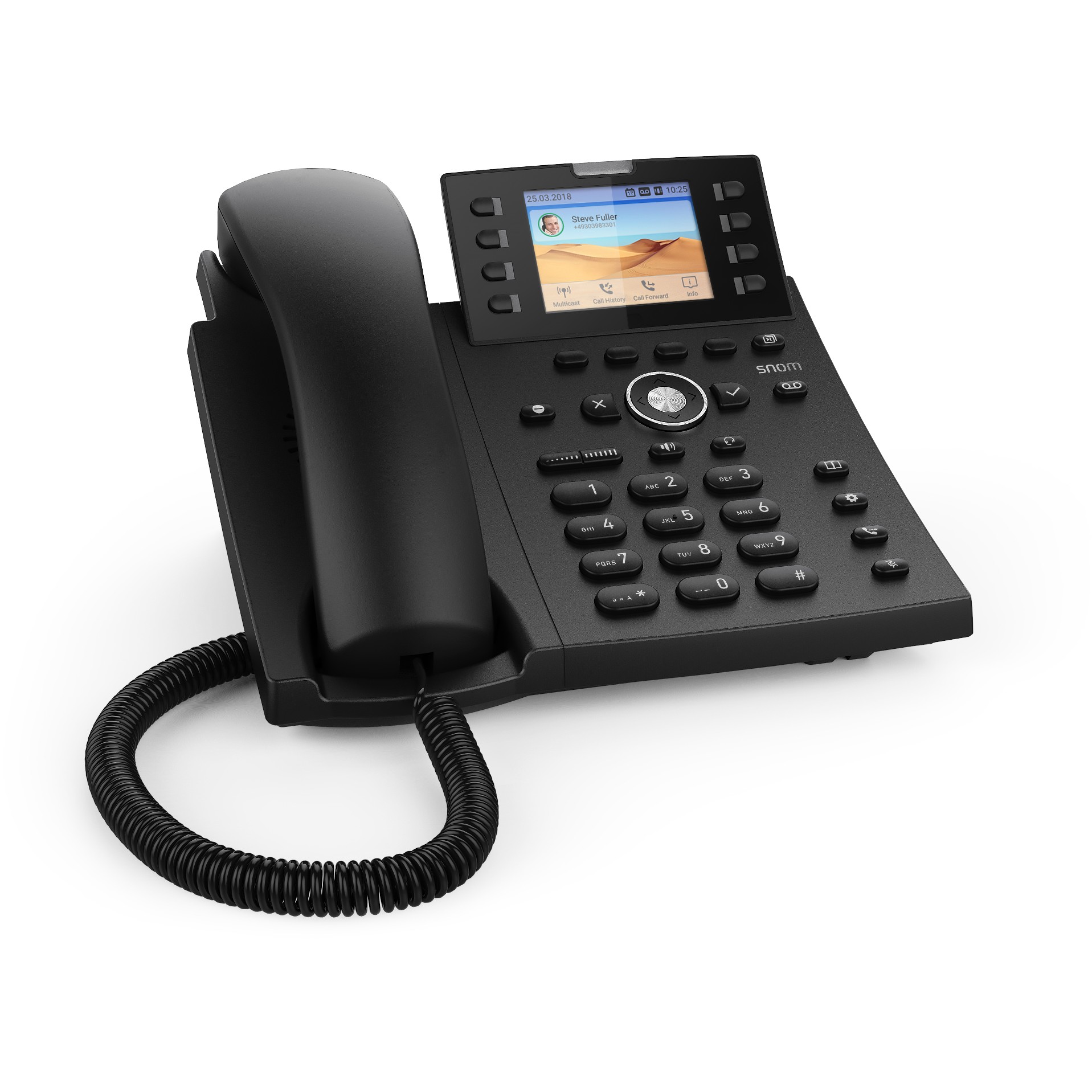 Snom SNOM D335 VOIP Tischtelefon (SIP) ohne Netzteil