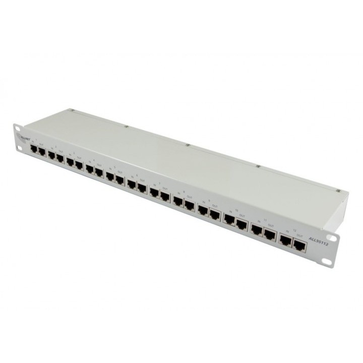 ALLNET NET Z ALLNET TP Cat 6 Überspannungs / Blitzschutz 12Port ALL95112 auch ALL-IP