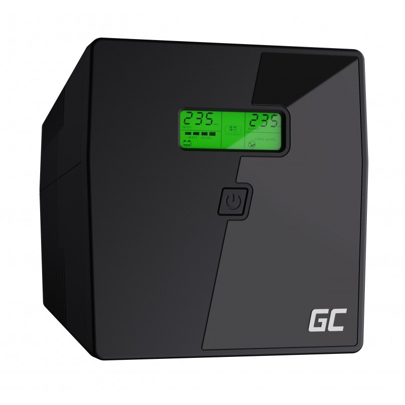 Green Cell Green Cell 1000VA 600W Überspannungsschutz 230V Schwarz