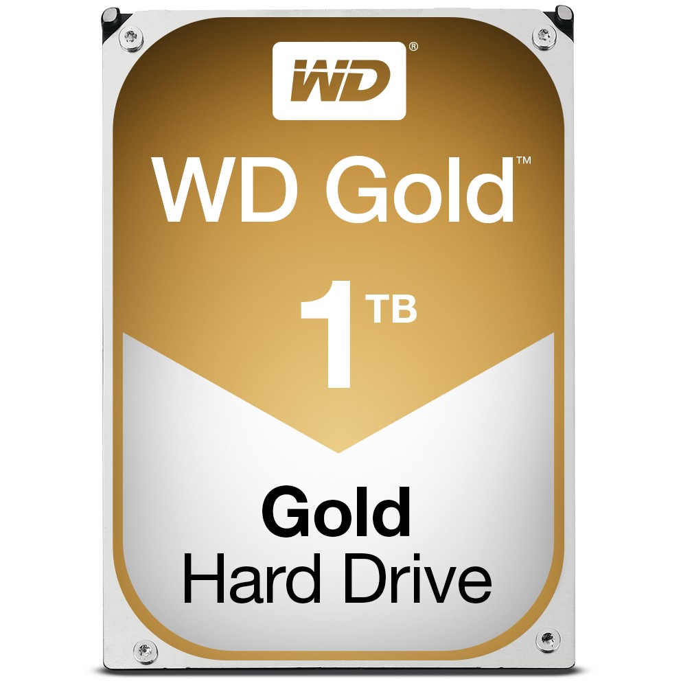 Western Digital WD Gold Enterprise Class SATA HDD, 1TB, Cache Size 128MB