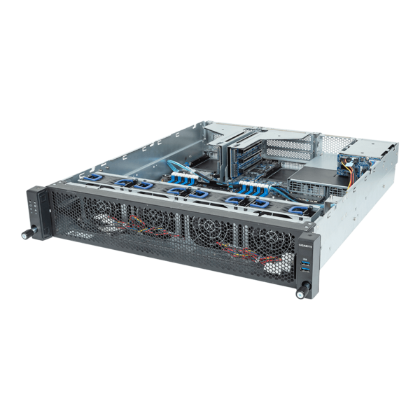 GIGABYTE E263-S30-AAV1 - Edge Server - 5th/4th Gen Intel Xeon Scalable - 2U UP 2 x PCIe Gen5 GPUs Titanium