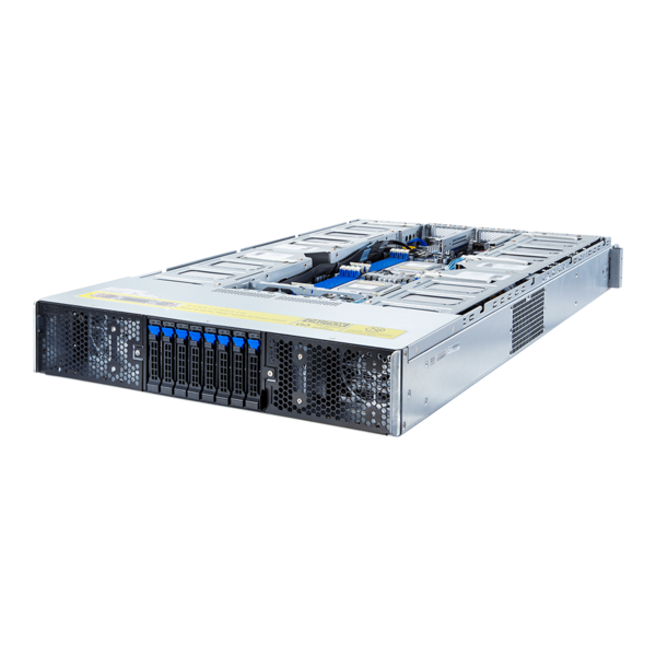 GIGABYTE G292-Z45 - HPC/AI Server - EPYC 7003 - 2U DP 8 x PCIe Gen4 GPUs Immersion