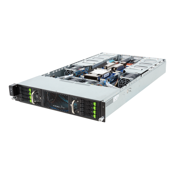 GIGABYTE G293-S46-AAM1 - HPC/AI Server - 5th/4th Gen Intel Xeon Scalable - 2U DP 4 x PCIe Gen5 GPUs