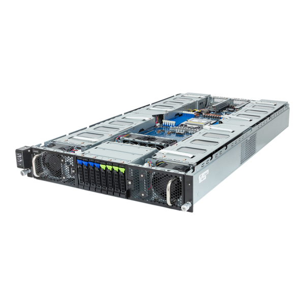 GIGABYTE G293-Z20-AAP1 - HPC/AI Server - EPYC 9004 - 2U UP 8 x PCIe Gen4 GPUs (with PCIe switches)