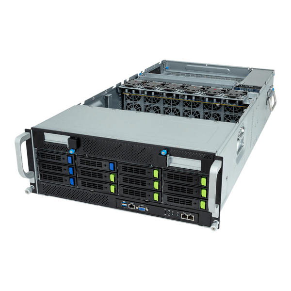 GIGABYTE G493-SB0-AAP1 - HPC/AI Server - 5th/4th Gen Intel Xeon Scalable - 4U DP 8 x PCIe Gen5 GPUs