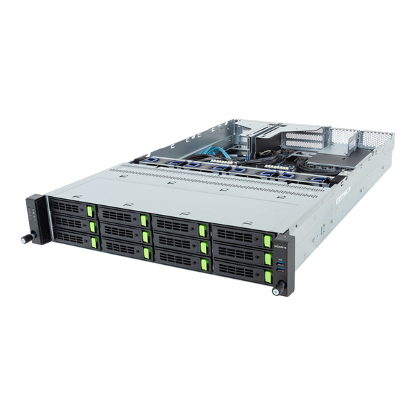 GIGABYTE R264-S30-AAV1 - Rack Server - Intel Xeon 6 Processor - 2U UP 12-Bay Gen5 NVMe/SATA/SAS-4 (12 x NVMe)