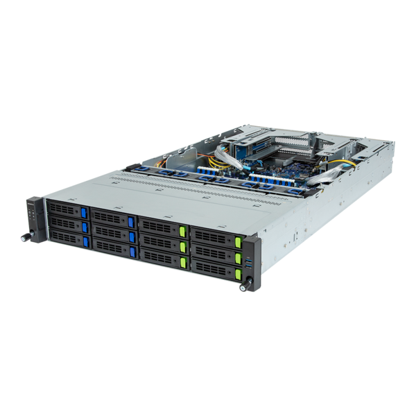 GIGABYTE R282-P92 - Rack Arm Server - Ampere Altra Max - 2U DP 12-Bay Gen4 NVMe/SATA