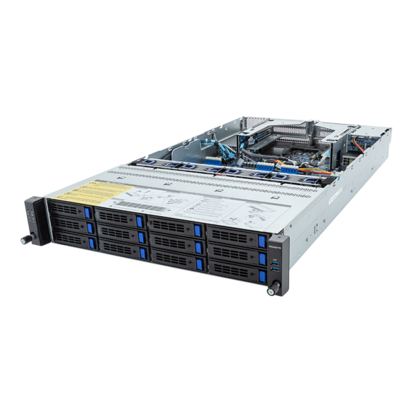 GIGABYTE R283-Z90-AAV3 - Rack Server - EPYC 9004 - 2U DP 12+2-Bay SATA/SAS