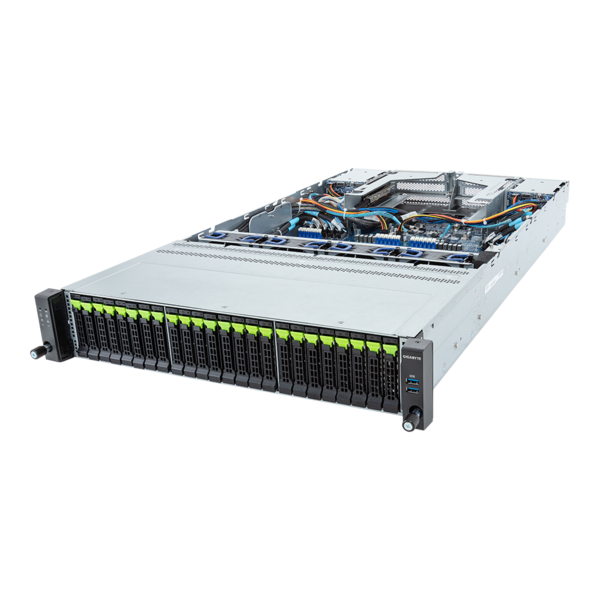 GIGABYTE R283-Z96-AAJ1 - Rack Server - EPYC 9004 - 2U DP 24+4-Bay Gen5 NVMe/SATA/SAS4