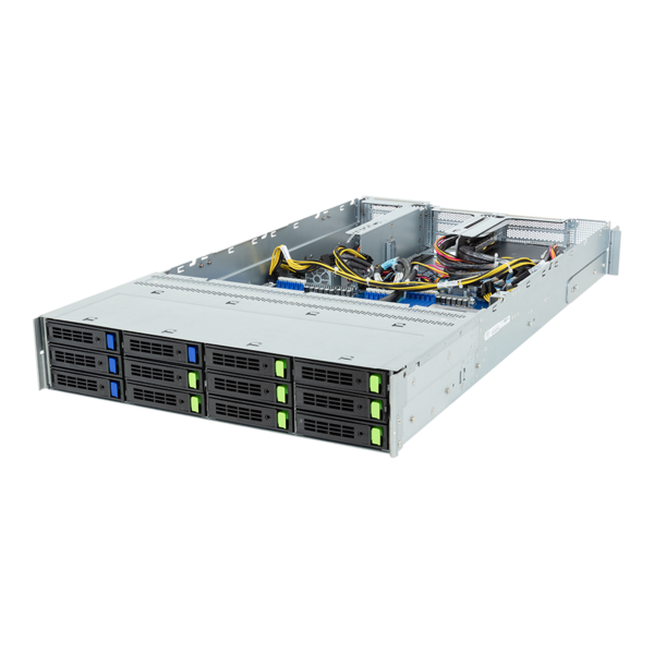 GIGABYTE R283-ZF0-IAL1 - Rack Server - EPYC 9004 - 2U DP 4 x PCIe Gen5 GPUs Immersion