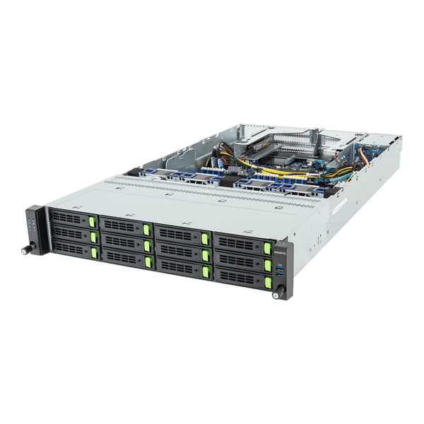 GIGABYTE R284-S93-AAL1 - Rack Server - Intel Xeon 6 Processor - 2U DP 2 x PCIe Gen5 GPUs