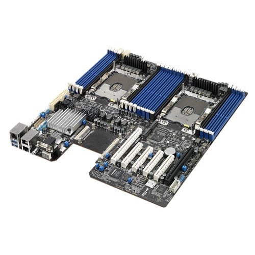 ASUS Intel® Xeon® E-21XXX (95W), C242, 4DIMM, 4 Intel i210AT+1Mgt LAN, 6 SATA, 2 M.2, 1 PCIe x16+ 1 PCIe x8, 2 U3.1, micro-ATX