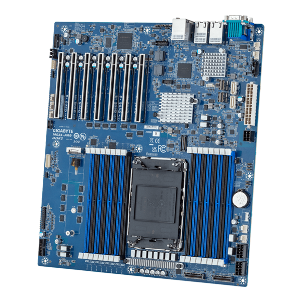 GIGABYTE MS33-AR0 - Motherboard - 5th/4th Gen Intel Xeon Scalable - E-ATX UP Intel Ethernet Controller