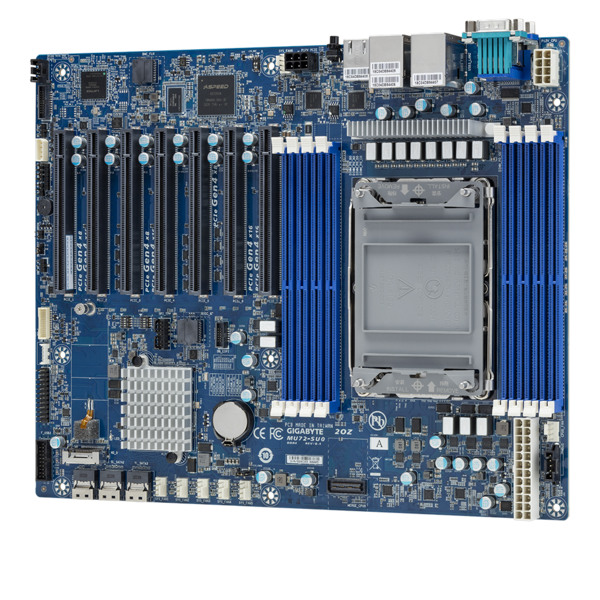 GIGABYTE MU72-SU0 - Motherboard - 3rd Gen Intel Xeon Scalable & Intel Xeon W-3300 - ATX UP