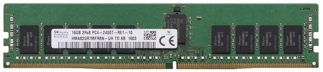 Hynix DDR4 16GB 2933Mbps Registered DIMM 2Rank 1Gx8