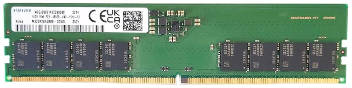 Samsung DDR5 16GB 4800MHz Unbuffered ECC DIMM 1Rank x8