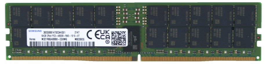 Samsung DDR5 64GB 4800MHz Registered DIMM 2Rank x4 (9x4)