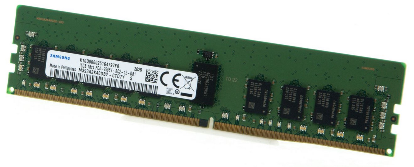 Samsung DDR4 16GB 2666Mbps Registered DIMM 1Rank 2Gx4 (EOL)