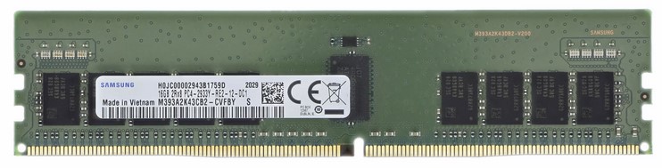 Samsung DDR4 16GB 2933Mbps Registered DIMM 2Rank 1Gx8 (EOL)