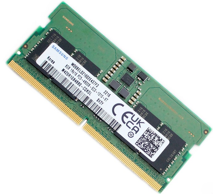 Samsung DDR5 8GB 4800MHz Unbuffered Non-ECC SODIMM 1Rank x16