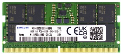 Samsung DDR5 16GB 4800MHz Unbuffered Non-ECC SODIMM 1Rank x8