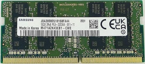 Samsung DDR4 3200Mbps 16GB Unbuffered Non-ECC SODIMM 1Gx8 1rank