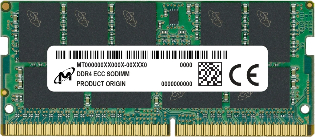 Micron 32 GB DDR4-RAM SO-DIMM PC3200 Micron CL22 ECC 1x32GB