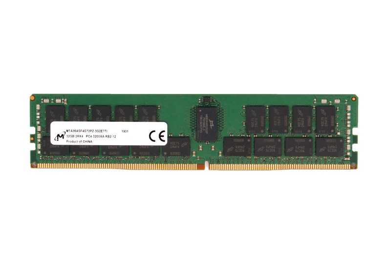 Micron 32 GB DDR4-RAM PC3200 Micron ECC REG CL22 1x32GB DR 1,2V