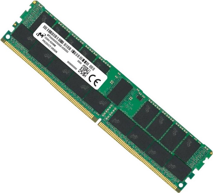 Micron DDR4 64GB 3200Mbps Registered DIMM 2Rank 4Gx4