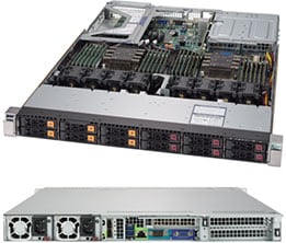 Supermicro SYS-1029U-TN12RV-NEBS | 1U | SuperServers