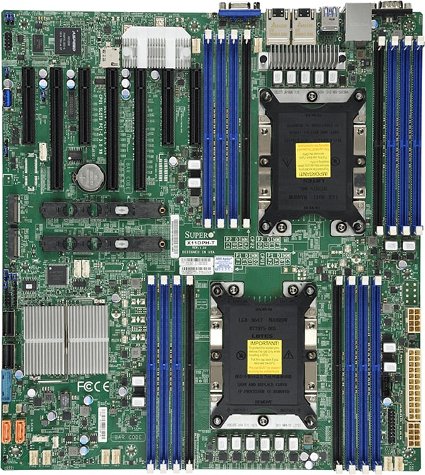 Supermicro Motherboard X11DPH-T Dual 2nd Gen Intel® Xeon® Scalable Processor