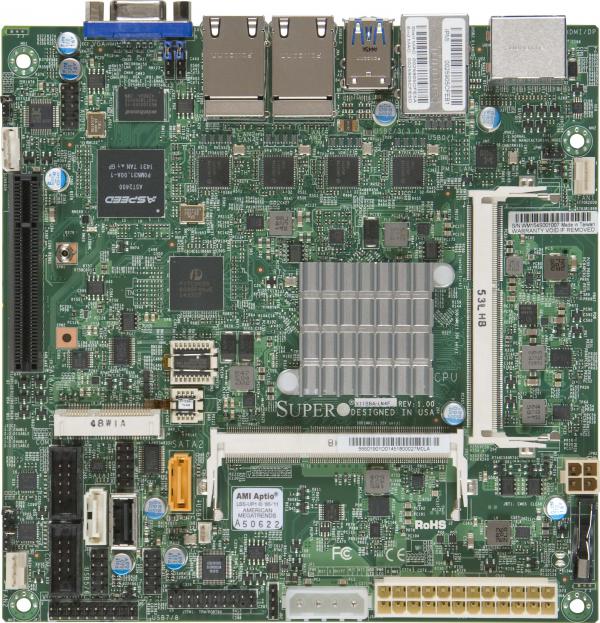 Supermicro Motherboard X11SBA-LN4F Single Intel® Pentium™ Processor N3710