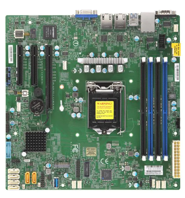 Supermicro Motherboard X11SCL-F Single 8th/9th Generation Intel® Core™ i3/Pentium®/Celeron® Processor Intel® Xeon® E-2100 Processor Intel® Xeon® E-2200 Processor