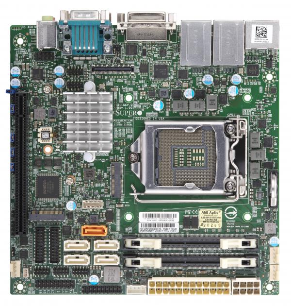 Supermicro Motherboard X11SCV-Q Single 8th/9th Generation Intel® Core™ i9/Core™ i7/Core™ i5/Core™ i3/Pentium®/Celeron® Processor