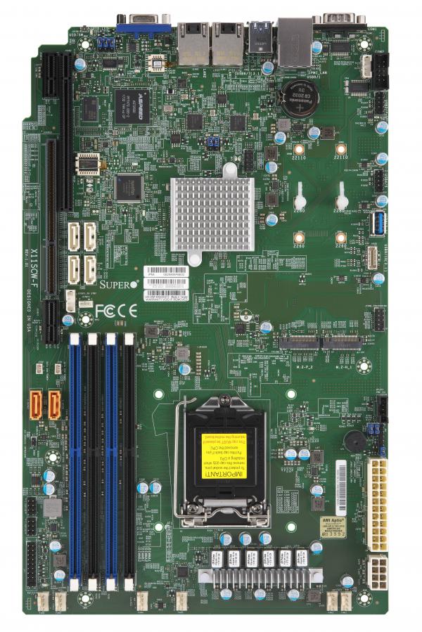 Supermicro Motherboard X11SCW-F Single 8th/9th Generation Intel® Core™ i3/Pentium®/Celeron® Processor Intel® Xeon® E-2100 Processor Intel® Xeon® E-2200 Processor