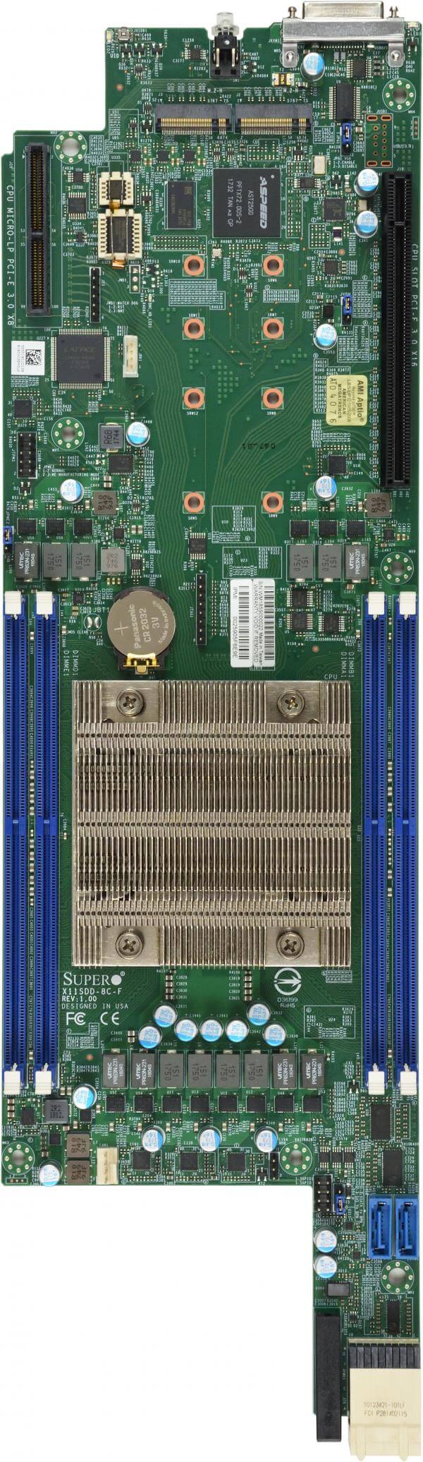 Supermicro Motherboard X11SDD-18C-F Single Intel® Xeon® Processor D-2191