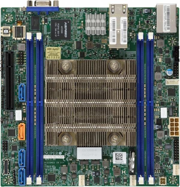 Supermicro Motherboard X11SDV-12C-TLN2F Single Intel® Xeon® Processor D-2166NT