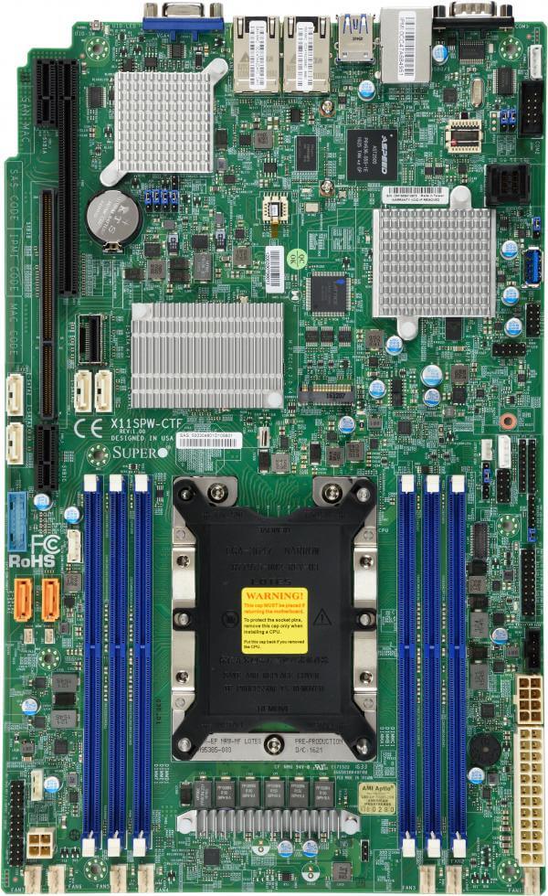 Supermicro Motherboard X11SPW-CTF Single 2nd Gen Intel® Xeon® Scalable Processor