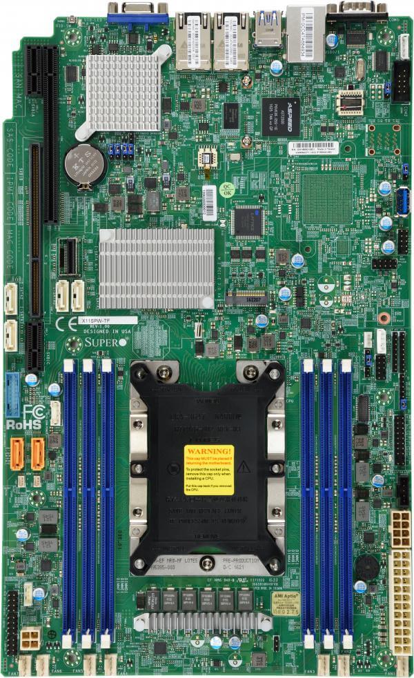 Supermicro Motherboard X11SPW-TF Single 2nd Gen Intel® Xeon® Scalable Processor