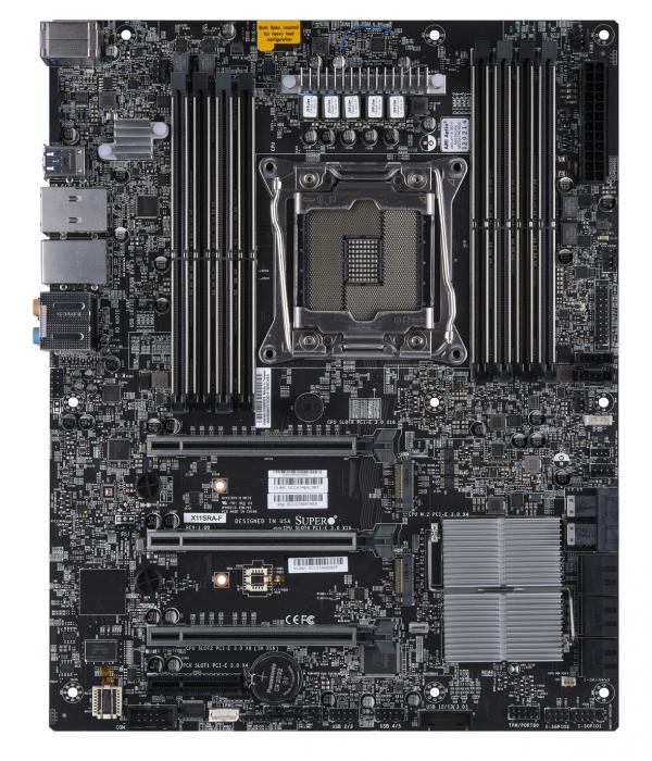 Supermicro Motherboard X11SRA Single Intel® Xeon® W-2100 ProcessorIntel® Xeon® W-2200 Processor