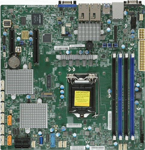 Supermicro Motherboard X11SSH-CTF Single Intel® Celeron®Intel® Pentium®Intel® 7th/6th Generation Core i3 series Intel® Xeon® processor E3-1200 v6/v5