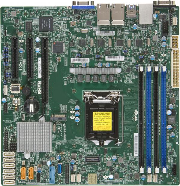 Supermicro Motherboard X11SSH-LN4F Single Intel® Celeron®Intel® Pentium®Intel® 7th/6th Generation Core i3 series Intel® Xeon® processor E3-1200 v6/v5