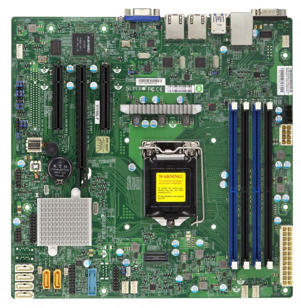 Supermicro Motherboard X11SSL Single Intel® Celeron®Intel® Pentium®Intel® 7th/6th Generation Core i3 series Intel® Xeon® processor E3-1200 v6/v5